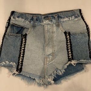 Carmar/LF Distressed Denim Shorts